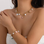 Bracelet and necklace set