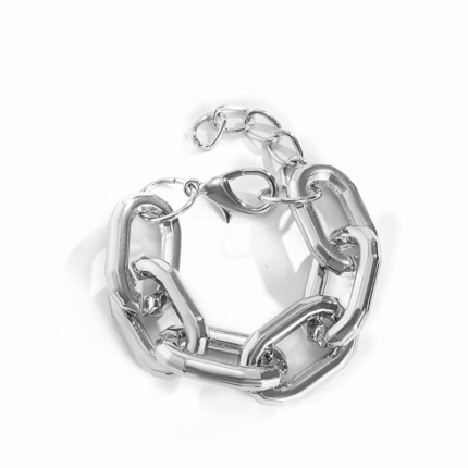 Unique Neutral Angel Wing Flower Shaped Strawberry Daisy Unicorn Magnetic Silver Adjustable Bracelet