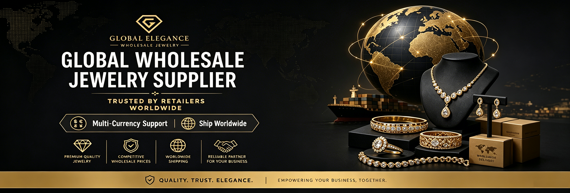Multi-Currency Support/Global Shipping
